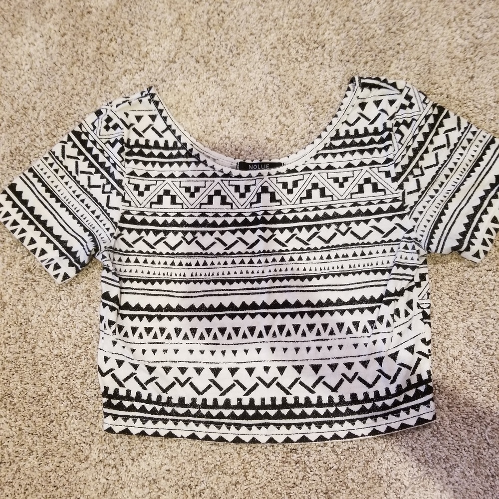 Aztec Crop Top
